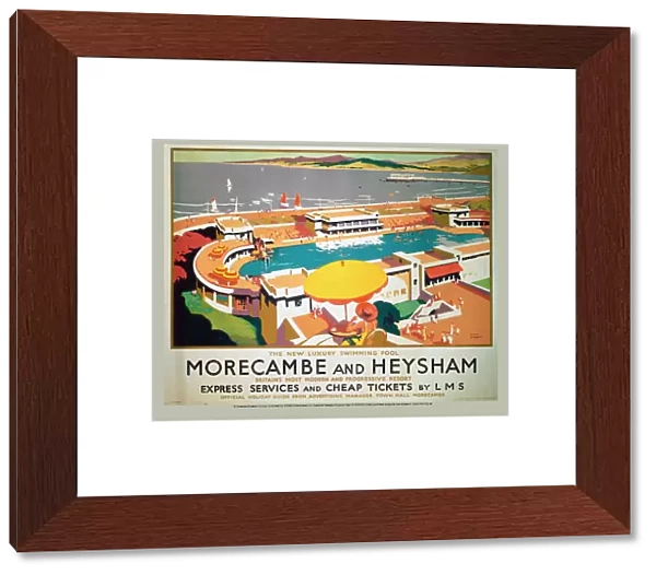 Morecambe and Heysham, LMS poster, 1923-1947