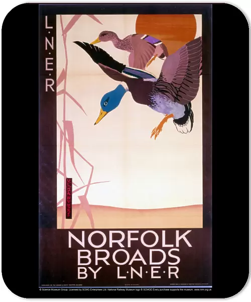 Norfolk Broads by LNER, LNER poster, 1923-1947