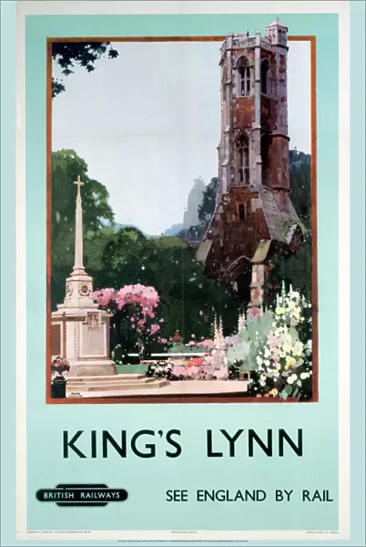 Kings Lynn, BR poster, 1948-1965