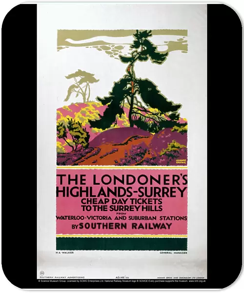 The Londoners Highlands - Surrey, SR poster, 1926
