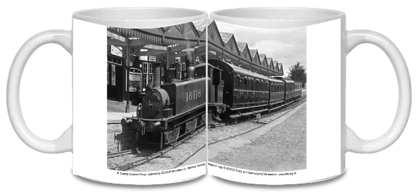 A'Strathpeffer with passenger train at Strathpeffer Station, Scottish Highlands