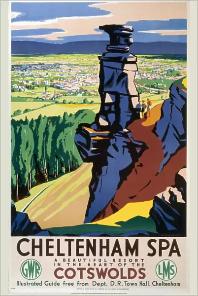 Cheltenham Spa, GWR  /  LMS poster, 1923-1947