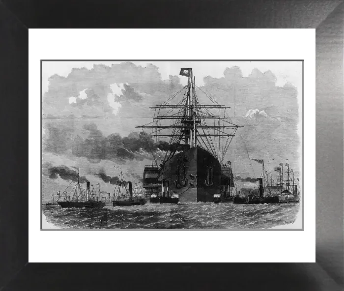 Framed Print : The Great Eastern Steamship Print Framed Print : The Great Eastern Steamship Print