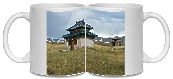Erdene Zuu Monastery at city of Karakorum of A-vAorkhangai Province Mongolia