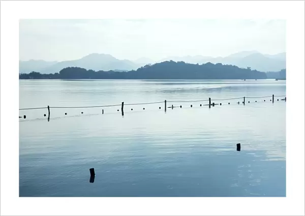 Scenic View Of the West Lake in the morning, Hangzhou