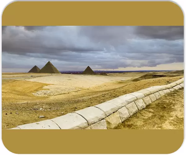 The View on Pyramids, Giza