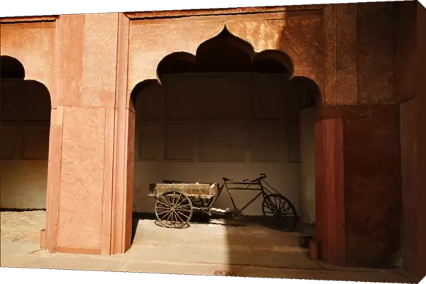 Cycle cart in a fort, Agra Fort, Agra, Uttar Pradesh, India