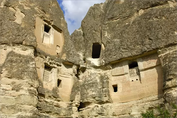 Dovecote in a hollow tuff rock, Goreme, Cappadocia, Nevsehir Province, Central Anatolia Region, Turkey