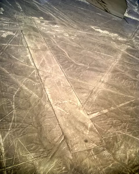 Aerial view of Nazca lines