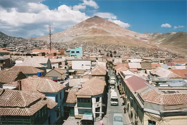 Panoramic view of Potosi, Bolivia