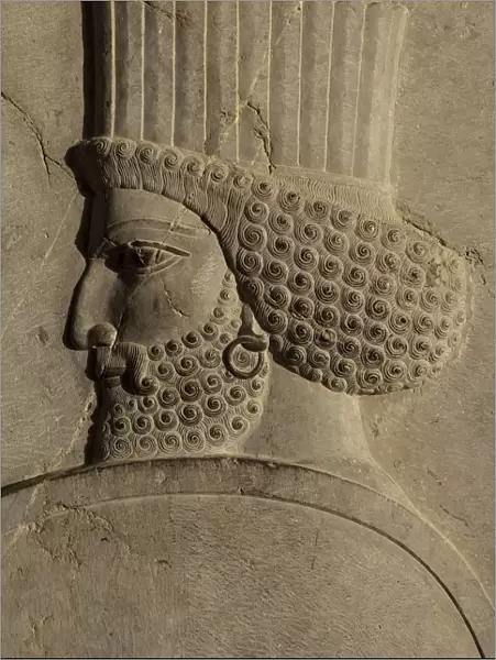 Bas-relief of a Persian guard