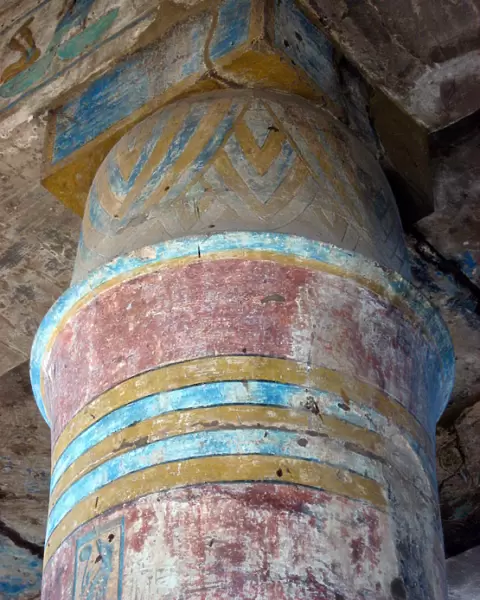 Column, temple of Karnak, Egypt