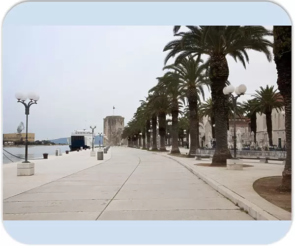 Promenade. Trogir, Croatia