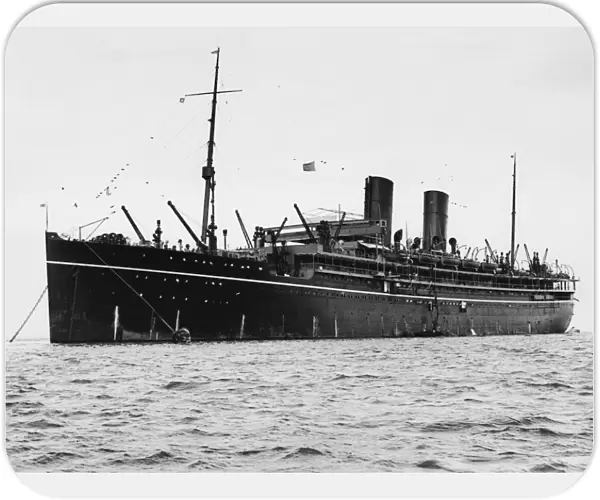 SS Maloja. The P&O liner SS Maloja at anchor off Aden in Yemen, July 1926