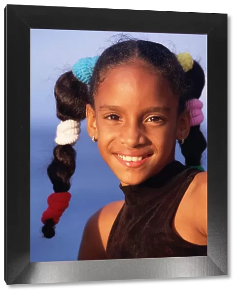 Girl (10-12) Havana, Cuba, portrait
