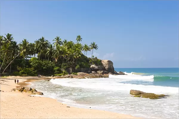 Beach near Duwemodara, Galle region, Southern Province, Sri Lanka