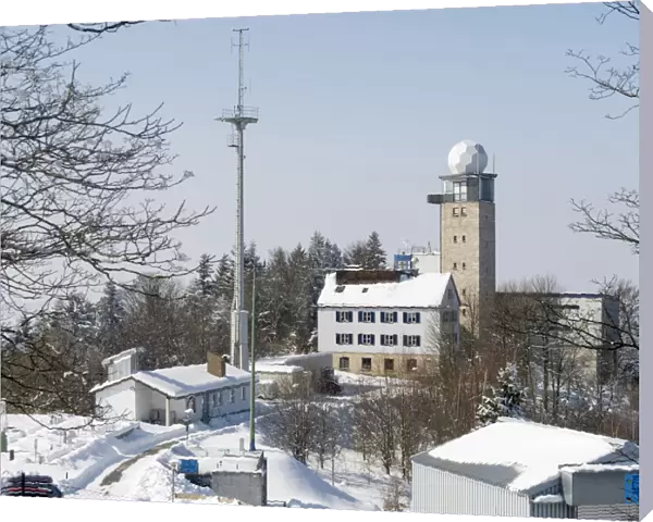Meteorological Observatory Hohenpeissenberg, Hohenpeissenberg, Pfaffenwinkel, Upper Bavaria, Bavaria, Germany