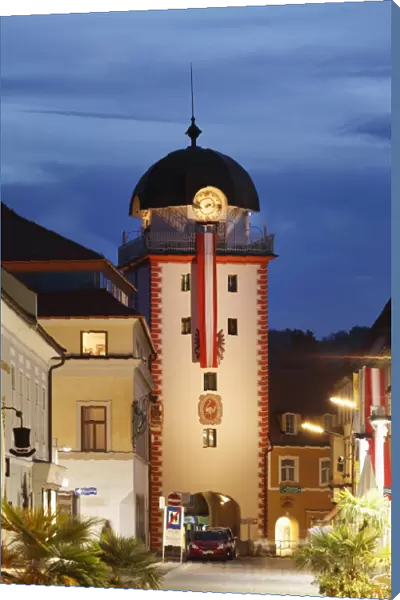 Mautturm tower, also known as Schwammerlturm tower, Leoben, Upper Styria, Styria, Austria, Europe, PublicGround