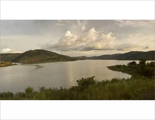 Evening mood at Lake Bunyonyi, Kisoro, southwestern Uganda