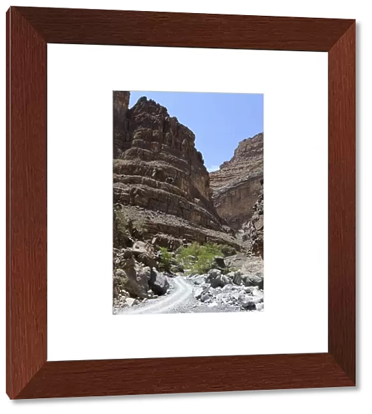 Jebel Shams Canyon, Hadjar-Gebirge, Hadschar-Gebirge, Tiwi, Oman