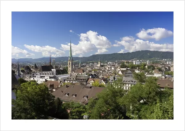 Overlooking Zurich, Switzerland, Europe