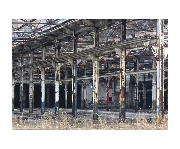 Abandoned rail yard