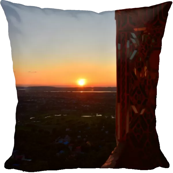 Mandalay hill sunset