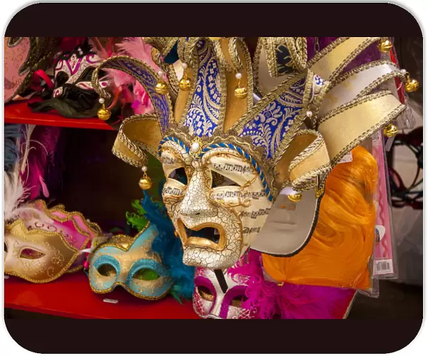 Carnival mask in shop