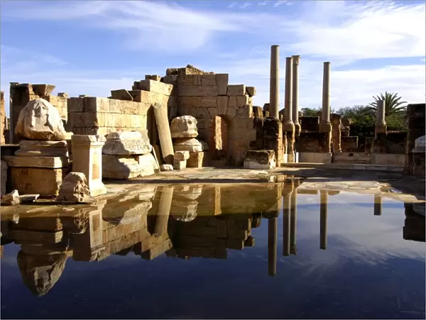 Hadrianic baths Leptis Magna Libya