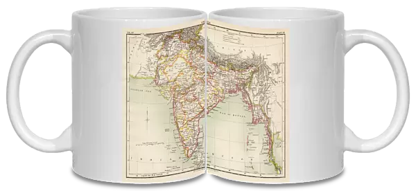 India map 1881