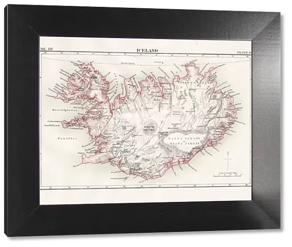 Iceland map 1881