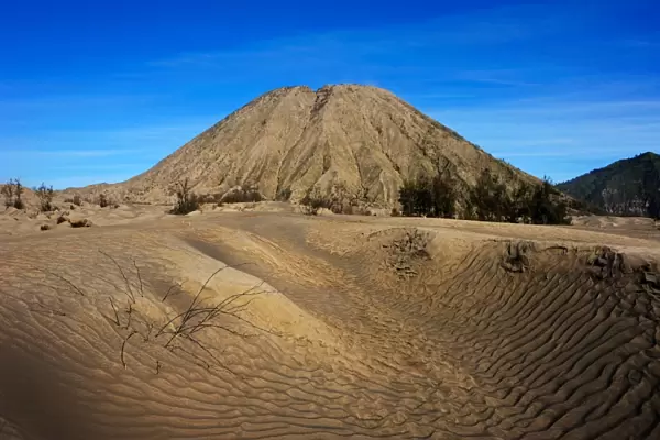 MT. Batok and the sand dune
