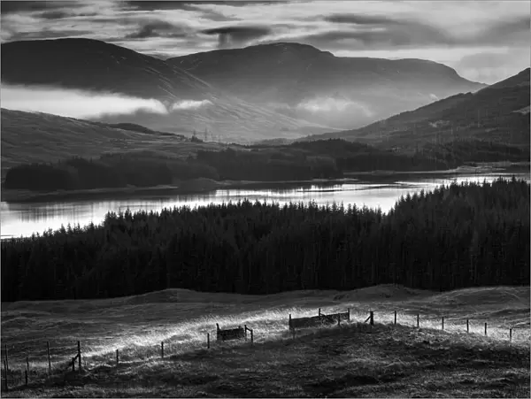 Scottish Highlands in Black in White #1