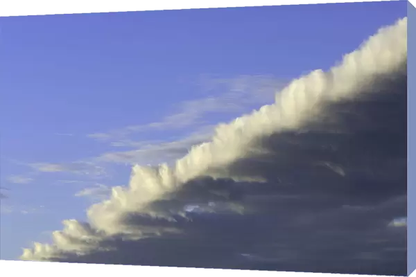 Edge of frontal system, low angle view, dusk