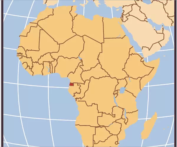 Equatorial Guinea locator map