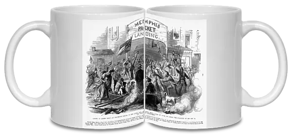 Demand of Surrender of New Orleans, 1862 Civil War Engraving