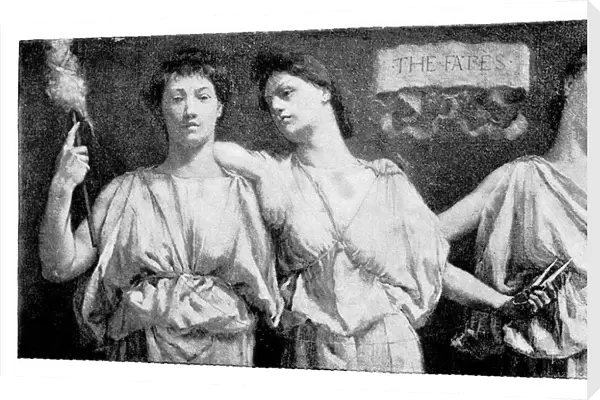 The Three Fates, incarnations of destiny from greek Mythology