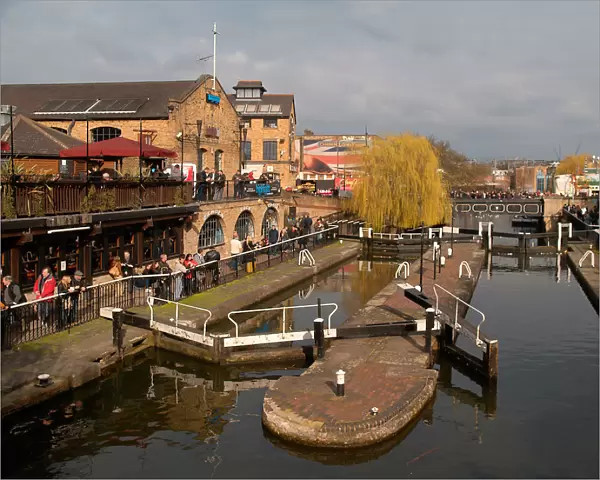 England, London, Camden flea market - Canal