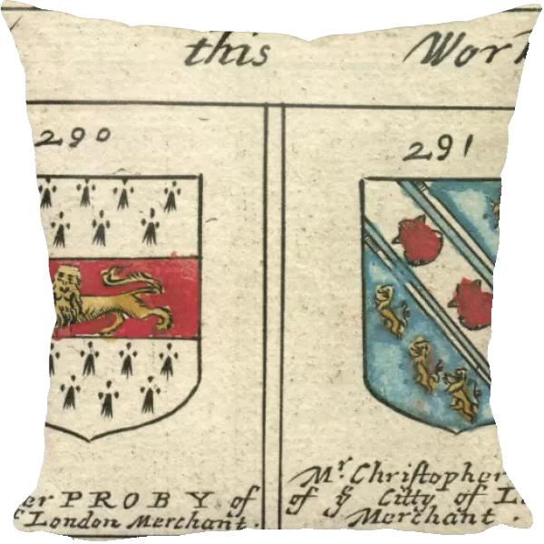 Coat of arms 17th century Proby and Boone