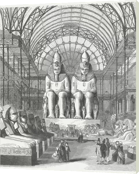 Egyptian Hall, Great Industrial Exhibition in Sydenham, 1851, published 1854
