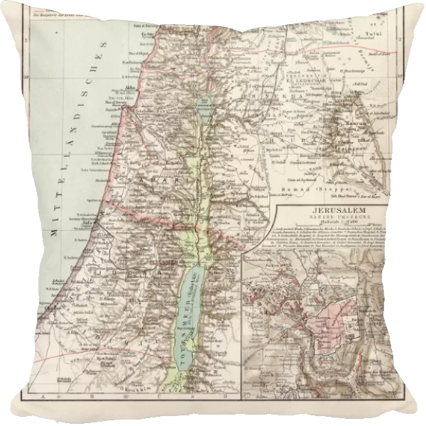 Map of Palestine 1900