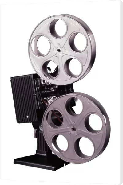 Burke  /  Triolo Productions, Circle, Cut Out, Entertainment, Film Projector, Film Reel