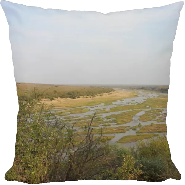 A view of the floodplain of the Olifants River in the Kruger National Park in the