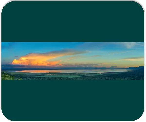 beauty in nature, clouds, color image, colour image, day, dramatic sky, lake manyara