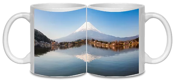 Mount Fuji panoramic, Fuji Five Lakes, Japan