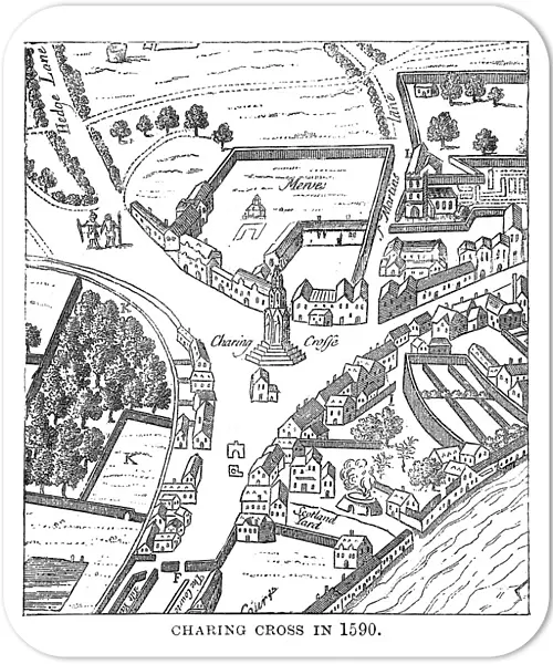 Charing Cross in 1590