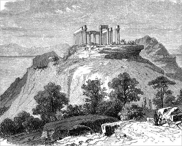 Ruins of the Athene temple in Regina