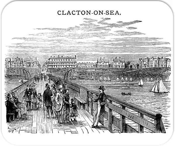 Clacton-on-Sea - Victorian engraving