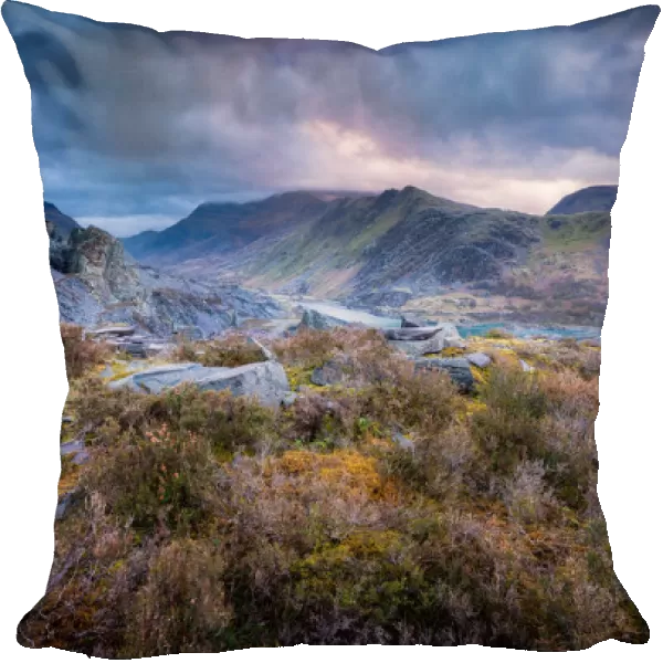 Llanberis, Wales. February 19, 2019. Image shows an extremely wide angle