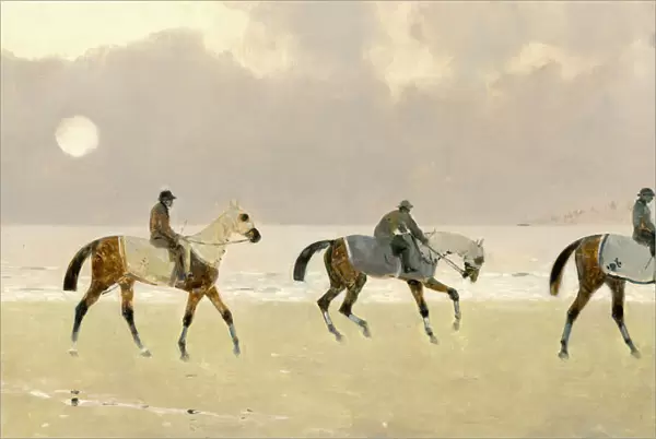 Riders on the Beach at Dieppe, 1892